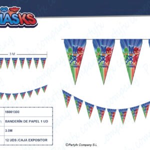 BANDERIN PJ MASKS 3M