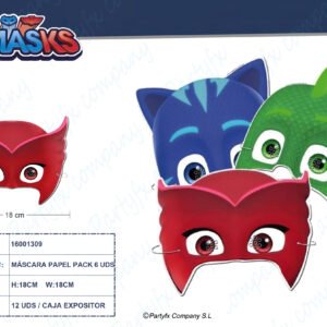 CARETAS PJ MASKS PK-6UDS