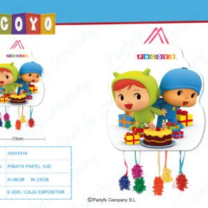 PI?ATA PERFIL POCOYO Y NINA   33cm *46cm