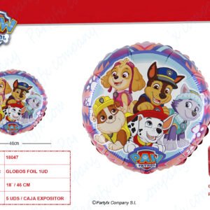 GLOBO FOIL Iff / 046CM. AVENTURAS PATRULLACANIMA