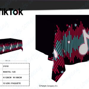 MANTEL DE TIKTOK120 x 180 cm