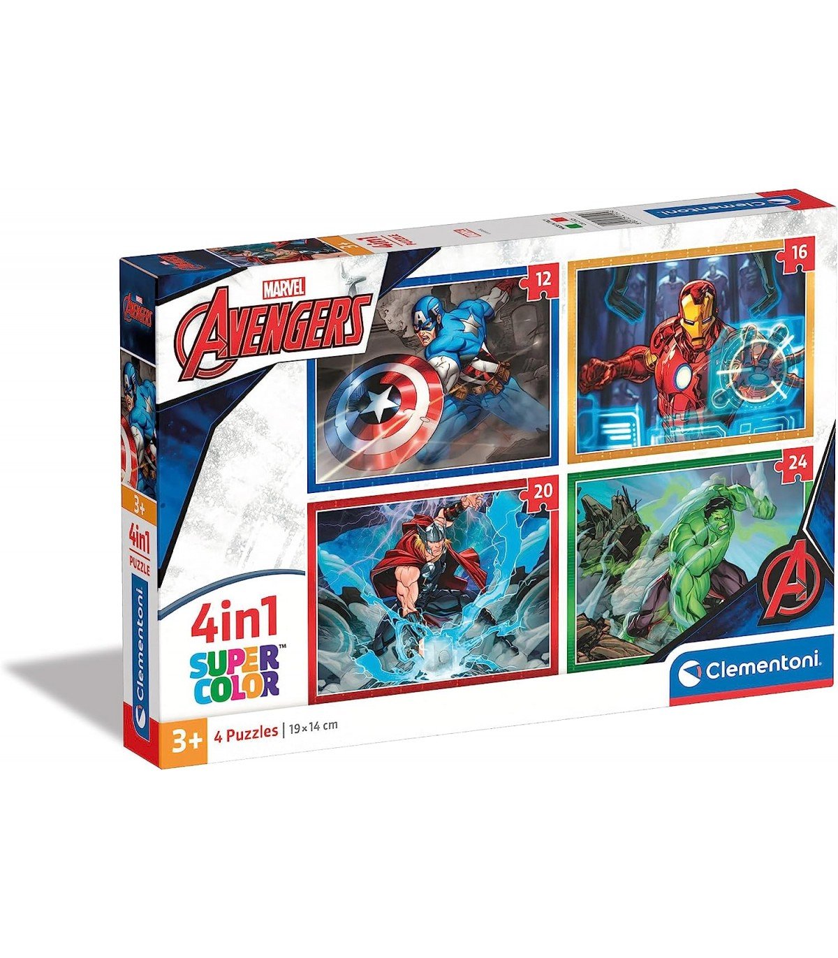 PUZZLE 4 IN 1 VENGADORES MARVEL