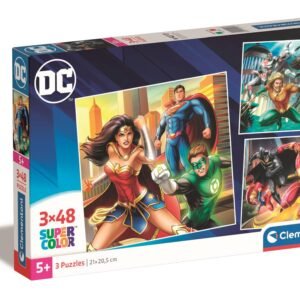 PZL 3X48 SQUARE DC COMICS JUSTICE LEAGUE