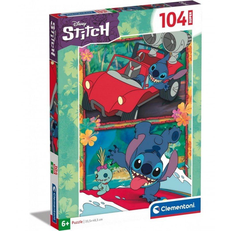 PUZZLE 104 PZAS SUPER DISNEY STITCH CLEMENTONI