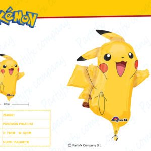SuperShape "Pikachu" Globo foil 62 x 78 cm