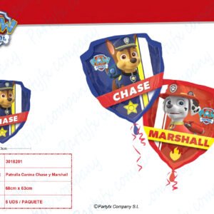 Paw Patrol Foil Balloon P38 Packaged 63 x 68 cm