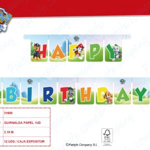 GUIRNALDA PAPEL 2.1M DE PATRULLA CANINA