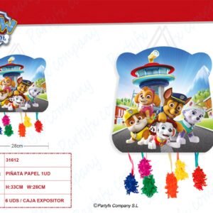 PINATA PEQUENA 28x33 CM. PATRULLA CANINA