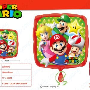 Mario Bros GLOBO FOILSquare   43 cm