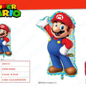 Super Mario Foil Balloon P38 Packaged 55 x 83 cm