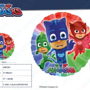 "PJ Masks" GLOBO FOILRound 43cm