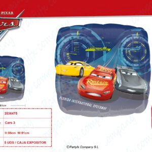 Cars 3 - Lightning  McQueen GLOBO FOIL  86 cm x 81 cm