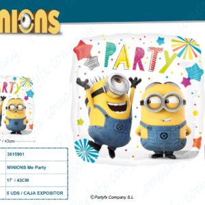 MINIONS Me Party" GLOBO FOILSquare  43cm