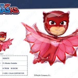 PJ Masks Owlette GLOBO FOIL  83 cm x 78 cm