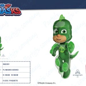SuperShape PJ Masks Gekko Globo foil 58cm x 96cm
