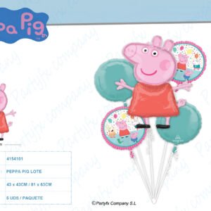 Paquete Peppa Pig Globo foil
