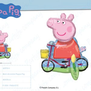 Peppa Pig Foil Balloon A75 Packaged 45 cm x 55 cm