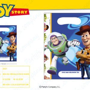 BOLSA DE REGALO TOY STORY PK-6UDS
