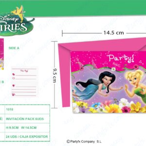 TARJETA DE INVITACION FAIRIES