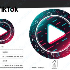 8 PLATOS ?23 CM. LET'S DANCE