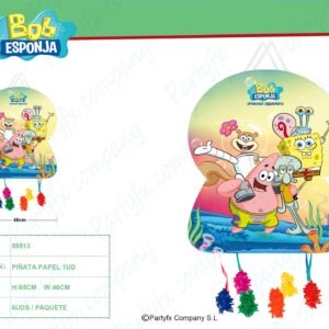 PINATA PAPEL DE BOB ESPONJA  46X65