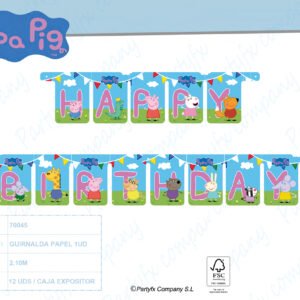 GUIRNALDA PAPEL 2.1M DE PEPPA PIG