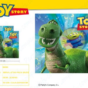SERVILLETAS DE PAPEL 2 CAPAS TOY STORY PARTY SAURUS  PK-20UDS