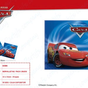 20 Servilleta 3cpas Cars
