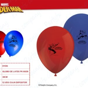 GLOBOS DE ULTIMATE SPIDERMAN WEB WARRIORS  PK -8UDS