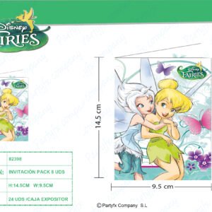 TARJETA DE INVITACION FAIRYLAND TREATS PK-8 UDS