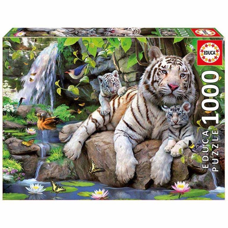 PUZZLE E 1000 TIGRES BLANCOS DE BENG