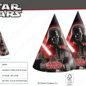 GORROS DE STAR WARS PK-6UDS