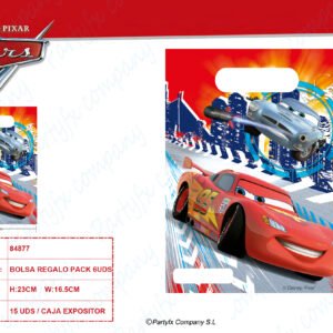 BOLSA DE REGALO CARS SPIES PK-4UDS