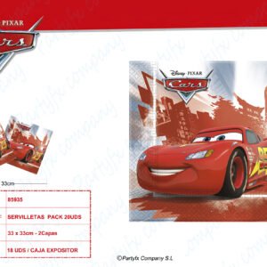20 Servilleta 3cpas Cars