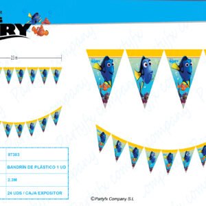 BANDERIN DE PLASTICO FINDING DORY