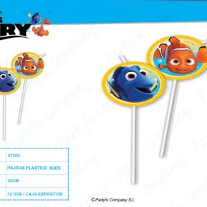 PAJITAS DE FINDING DORY PK-6UDS