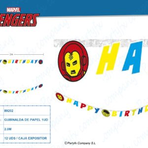 GUIRNALDA DE AVENGERS TEAM MARVEL