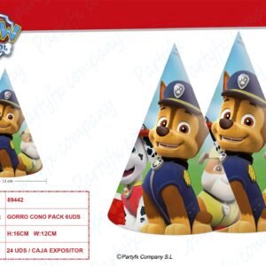 GORROS DE PAW PATROL READY FOR ACTION PK- 6UDS