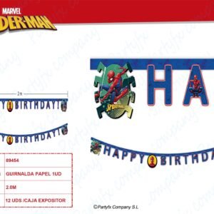 GUIRNALDA DE SPIDERMAN TEAM UP