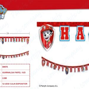 GUIRNALDA DE PAW PATROL
