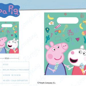BOLSA REGALO DE PEPPA PIG NEXT GENERATION 6UDS