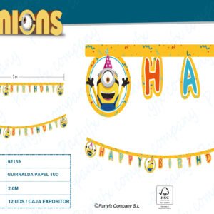 GUIRNALDA DE MINIONS THE RISE OF GRU