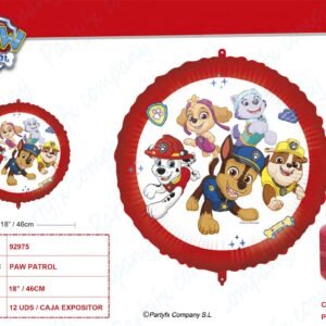 GLOBO FOIL DE PAW PATROL