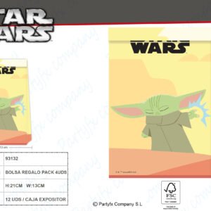 BOLSA REGALO FSC MANDALORIAN 4UDS