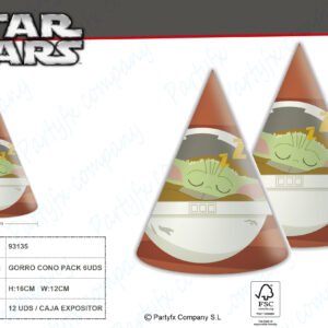 GORROS DE STAR WARS THE MANDALORIAN PK -6UDS