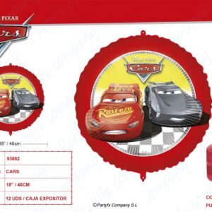 GLOBOL GLOBOL DE FOIL CARS 46CMDE FOIL CARS 46CM