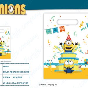 BOLSA REGALO DE MINIONS II THE RISE OF GRU PACK 6UDS