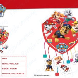 PINATA DE PAPEL PAW PATROL READY FOR ACTION