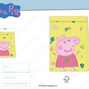 BOLSA DE PAPEL PEPPA PIG