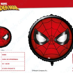 Foil Balloon square shaped 46cm SPIDERMAN FACE MARVEL
